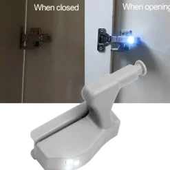 LED Wardrobe Sensor Hinge Lamp - 10 Pack