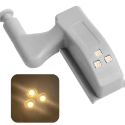 LED Wardrobe Sensor Hinge Lamp - 10 Pack