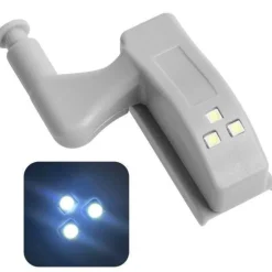 LED Wardrobe Sensor Hinge Lamp - 10 Pack