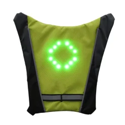 LED Wireless Bike Signal Vest - Reflektierende Sicherheitsweste