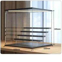 LED-Acryl-Displaybox - Beleuchteter Schaukasten-Organizer