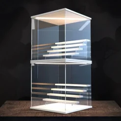 LED-Acryl-Displaybox - Beleuchteter Schaukasten-Organizer