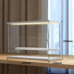 LED-Acryl-Displaybox - Beleuchteter Schaukasten-Organizer