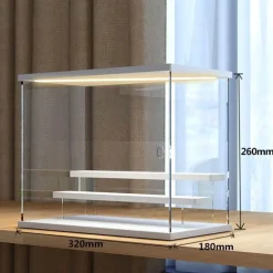 LED-Acryl-Displaybox - Beleuchteter Schaukasten-Organizer