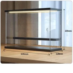 LED-Acryl-Displaybox - Beleuchteter Schaukasten-Organizer