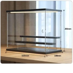 LED-Acryl-Displaybox - Beleuchteter Schaukasten-Organizer