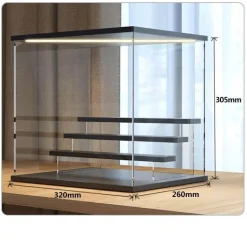 LED-Acryl-Displaybox - Beleuchteter Schaukasten-Organizer