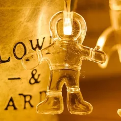 LED-Astronauten-Lichterkette – Galaxie-Lichterkette-Dekor