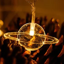 LED-Astronauten-Lichterkette – Galaxie-Lichterkette-Dekor