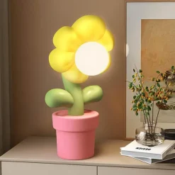 LED-Blumen-Nachtlicht - Dekorative Heimlampe