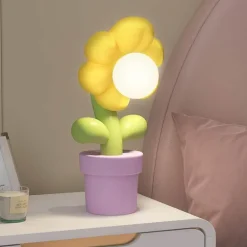 LED-Blumen-Nachtlicht - Dekorative Heimlampe