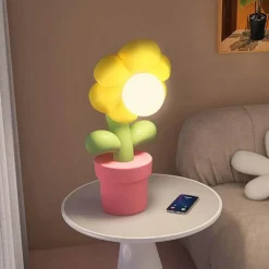 LED-Blumen-Nachtlicht - Dekorative Heimlampe