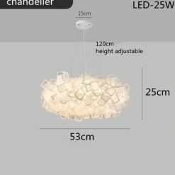 LED-Deckenleuchte - Elegantes, dimmbares Blumendesign