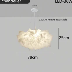 LED-Deckenleuchte - Elegantes, dimmbares Blumendesign