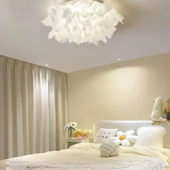 LED-Deckenleuchte - Elegantes, dimmbares Blumendesign