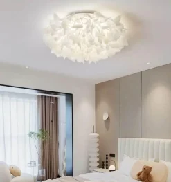 LED-Deckenleuchte - Elegantes, dimmbares Blumendesign