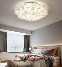 LED-Deckenleuchte - Elegantes, dimmbares Blumendesign