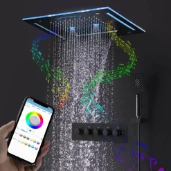 LED-Duschkopf – Regendusche mit Musikfunktion