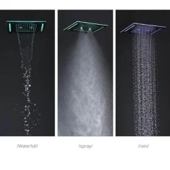 LED-Duschkopf – Regendusche mit Musikfunktion