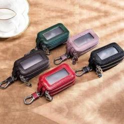 Leder Autoschlüsseletui Geldbörse - Eleganter Schlüsselhalter