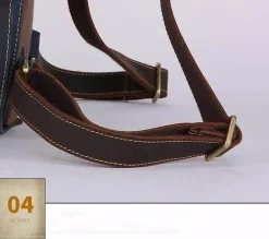 Leder Retro Herren Rucksack - Moderne Echtledertasche