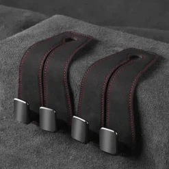 Leder-Rücksitz-Organizer – Auto-Aufbewahrungssystem mit Doppelhaken