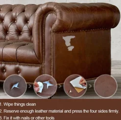 Lederreparaturset - Selbstklebender Möbelflicken
