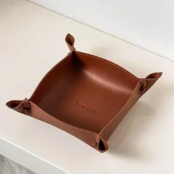Ledertablett - Stilvoller Home Organizer