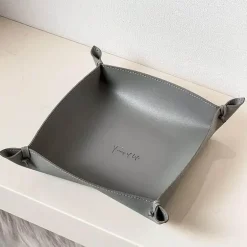 Ledertablett - Stilvoller Home Organizer