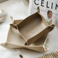 Ledertablett - Stilvoller Home Organizer