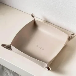 Ledertablett - Stilvoller Home Organizer