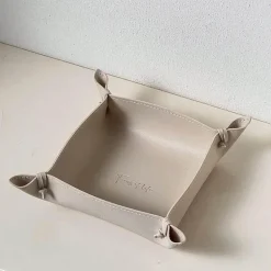 Ledertablett - Stilvoller Home Organizer