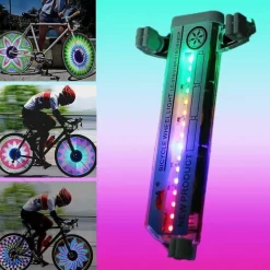 LED-Fahrradradlicht - Sicherheitsreifenbeleuchtung