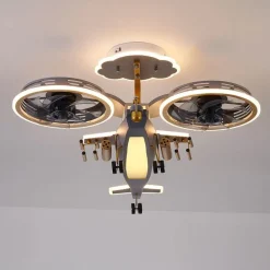 LED-Helikopter-Ventilatorlampe – Sky Hero Design