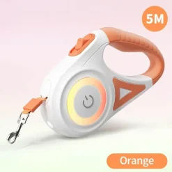 LED-Hundeleine – Automatisch leuchtende, einziehbare Haustierleine