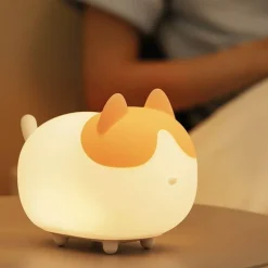 LED-Katzen-Nachtlicht – süße Kinderlampe