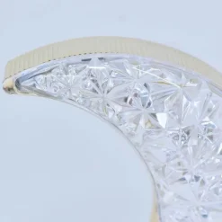 LED-Kristall-Stern-Mond-Nachtlicht - Dekorative Tischlampe für Kinder