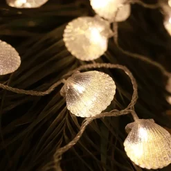 LED-Lichterkette – Strandmuschel-Dekoration