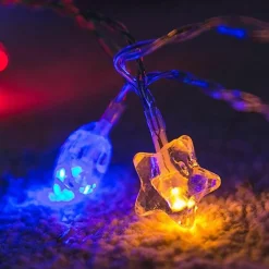 LED-Lichterkette mit Pentagramm – bezaubernde Lichterkette für Partys zur Heimdekoration