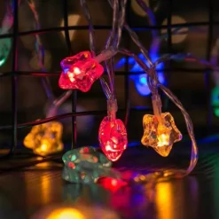 LED-Lichterkette mit Pentagramm – bezaubernde Lichterkette für Partys zur Heimdekoration