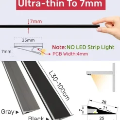 LED-Lichtpanel – Dünne Aluminium-Oberflächenbeleuchtung