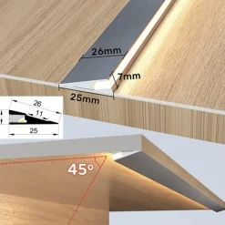 LED-Lichtpanel – Dünne Aluminium-Oberflächenbeleuchtung