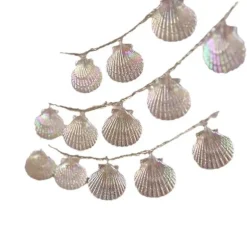 LED-Muschel-Lichterkette – Romantisches fluoreszierendes Dekor