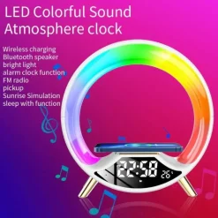 LED-Nachtlampenlautsprecher - Multifunktionales Schlafzimmerlicht