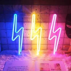 LED-Neon-Wandschild – Helles Neon-Dekor