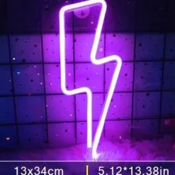 LED-Neon-Wandschild – Helles Neon-Dekor