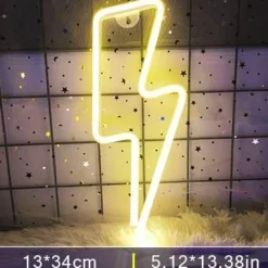 LED-Neon-Wandschild – Helles Neon-Dekor