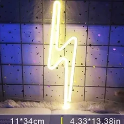 LED-Neon-Wandschild – Helles Neon-Dekor