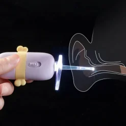 LED-Ohrreiniger für Babys – süßes Cartoon-Design