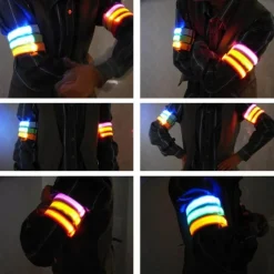 LED-Sicherheitsarmband für Nachtläufe – Leuchtendes Armband für mehr Sichtbarkeit